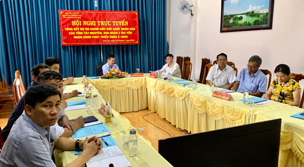 Quang cảnh Hội nghị trực tuyến tại điểm cầu Gia Lai. Ảnh: Như Nguyện