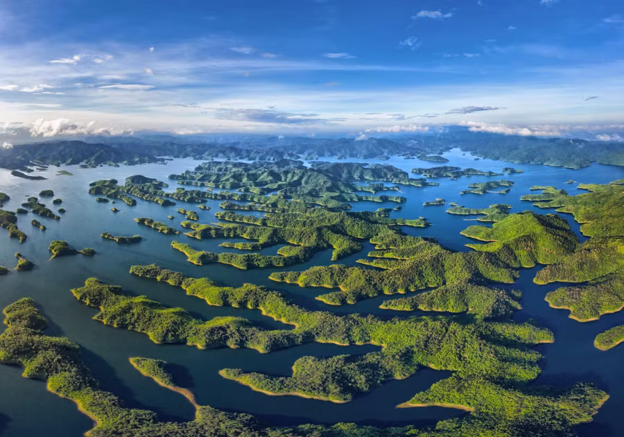 Vẻ đẹp Tây Nguyên nhìn từ trên cao.