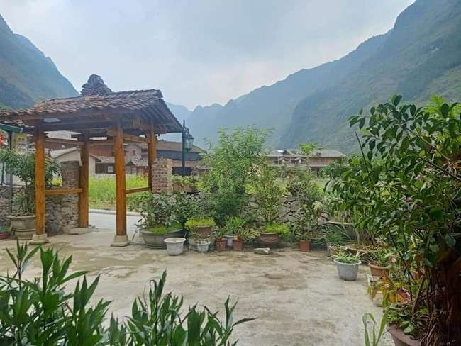 Một homestay tại Làng văn hóa du lịch cộng đồng dân tộc Mông, thôn Pả Vi Hạ.