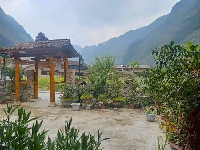 Một homestay tại Làng văn hóa du lịch cộng đồng dân tộc Mông, thôn Pả Vi Hạ.