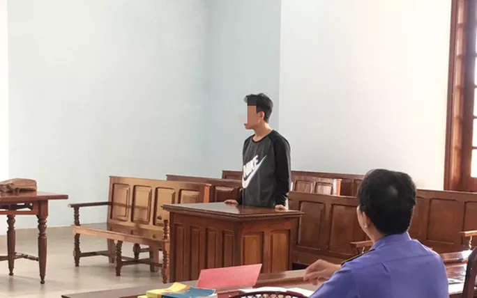 Bị cáo H. tại toà Bị cáo H. tại toà