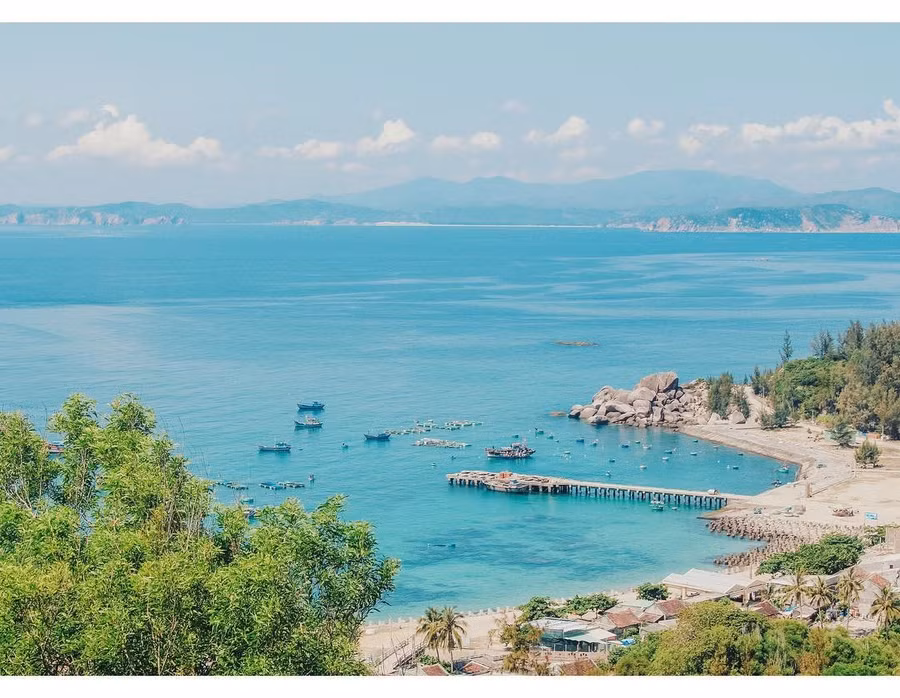 Khung cảnh nên thơ của Cù Lao Xanh. (Ảnh: @quynhnhi.1010)