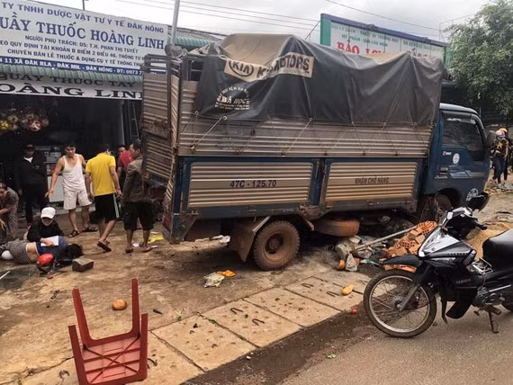 Hiện trường vụ tai nạn