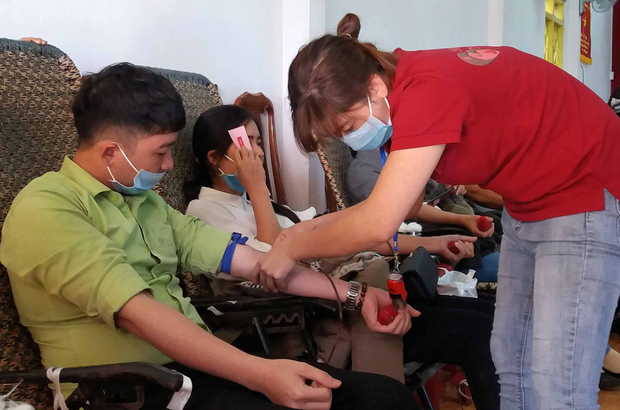  Từ đầu năm đến nay, Gia Lai đã tổ chức được 43 đợt hiến máu tình nguyện, tiếp nhận được 9.178 đơn vị máu an toàn. Ảnh: Như Nguyện