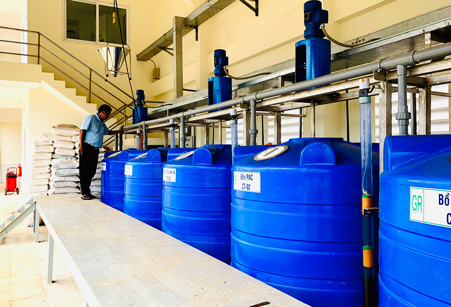 Khu vực nhà điều hành hệ thống xử lý nước thải mới của Công ty TNHH một thành viên Cao su Chư Prông. Ảnh: LÊ HÒA Khu vực nhà điều hành hệ thống xử lý nước thải mới của Công ty TNHH một thành viên Cao su Chư Prông. Ảnh: LÊ HÒA