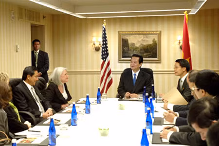 Thủ tướng Nguyễn Tấn Dũng tiếp các doanh nghiệp Hoa Kỳ ảnh 1