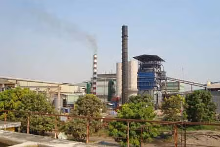 Tổ hợp nhiệt điện 12MW của Công ty Cổ phần Mía đường- Nhiệt điện Gia Lai. Ảnh: Đ.P