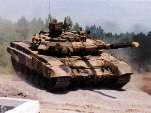 Xe tăng T-90 của quân đội Nga.