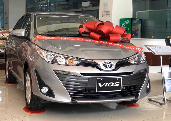 Toyota Vios 2020 không có khác biệt gì ở ngoại hình so với phiên bản cũ