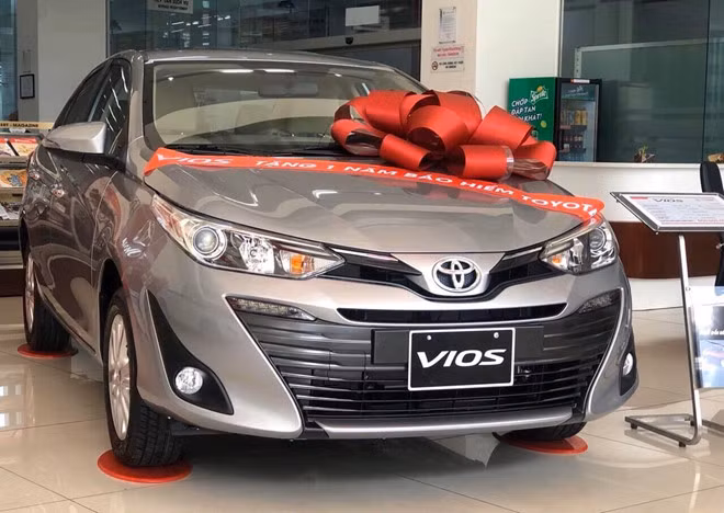Toyota Vios 2020 không có khác biệt gì ở ngoại hình so với phiên bản cũ