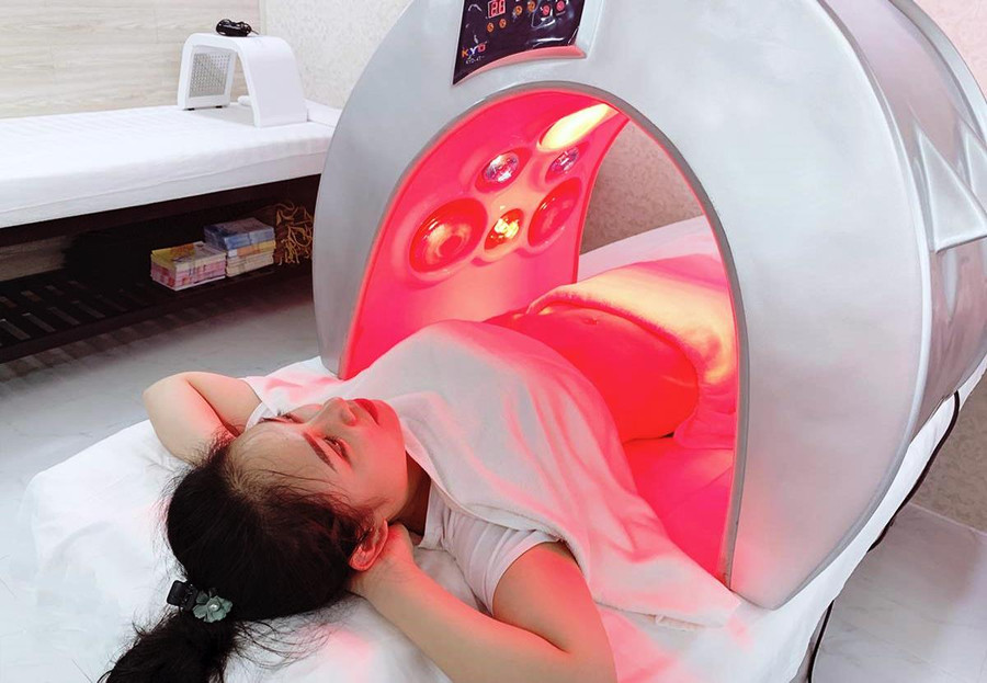 Thư giãn và làm đẹp tại Spa. Ảnh: PV Thư giãn và làm đẹp tại Spa. Ảnh: PV