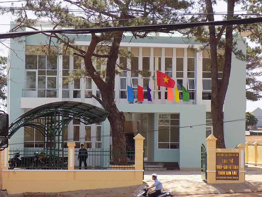  Trụ sở tiếp công dân của tỉnh Gia Lai tại thành phố Pleiku. Ảnh: Thanh Nhật
