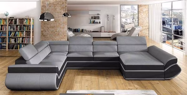 Với lưng tựa có thể điều chỉnh và hình dáng chữ U ấm cúng, chiếc ghế sofa lớn này rất phù hợp cho những đêm xem phim cùng gia đình hay những lúc đón tiếp khách vào dịp Tết.