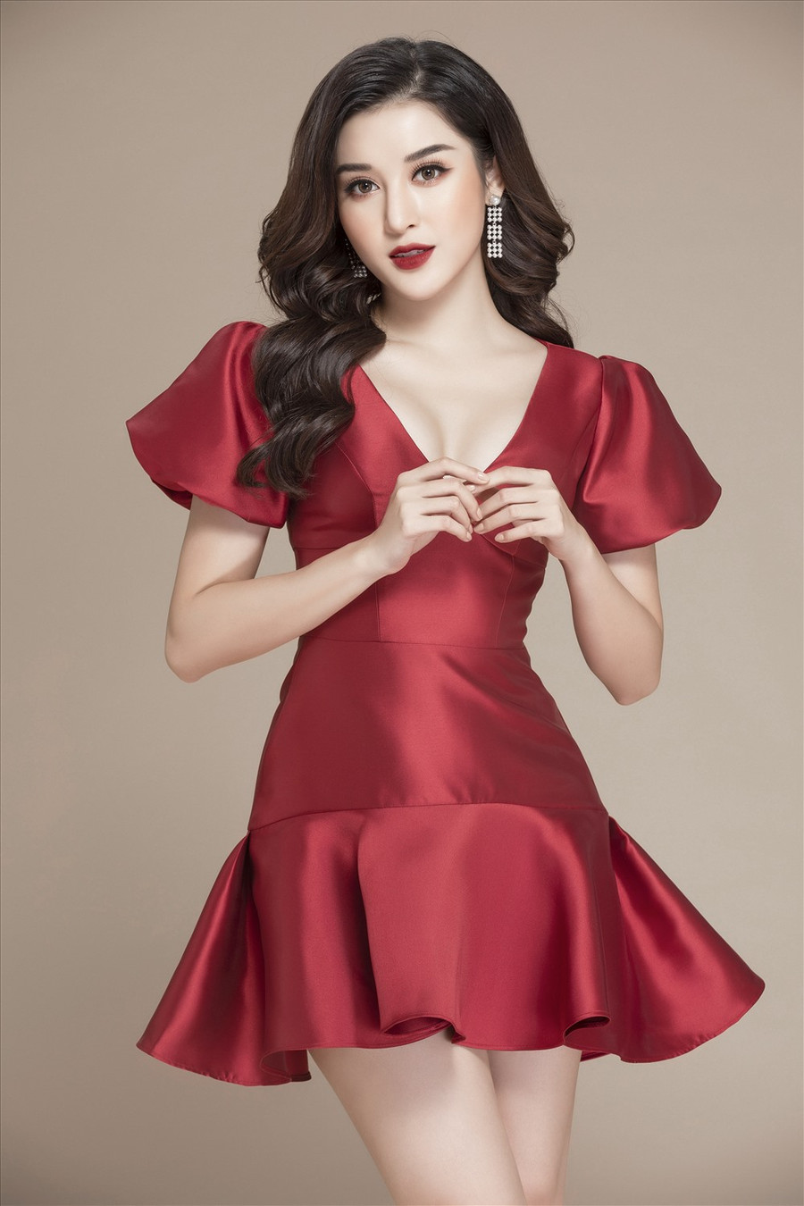  Á hậu Huyền My khoe vẻ đẹp rực rỡ trong ngày đầu Xuân. Ảnh: NVCC.