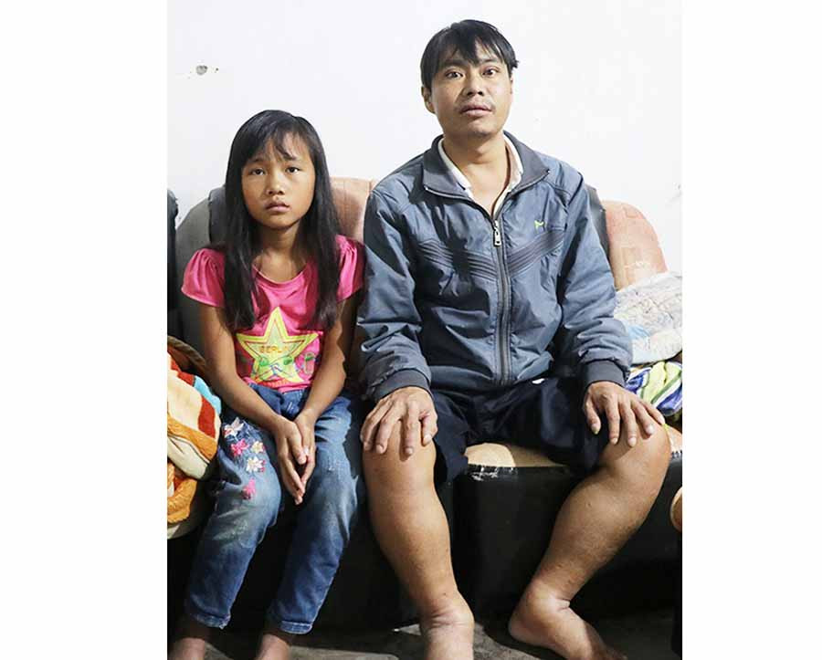  Cha con anh Nguyễn Duy Thanh (thôn 2, xã Thành An, thị xã An Khê) . Ảnh: N.M