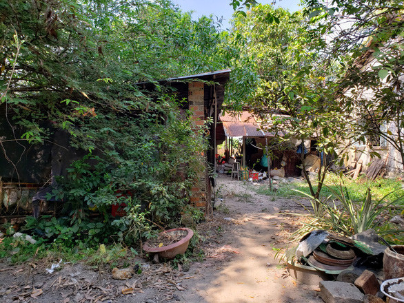  Lối vào nhà bà Cao Thị Cẩm Vân - Ảnh: PHƯỚC TUẦN