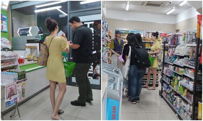 Sau chương trình, HyunA cập nhật loạt ảnh gợi cảm trên sân khấu và không quên gửi lời cảm ơn đến fan Việt Nam. Đồng thời, cô cũng tranh thủ cùng ê-kíp tới cửa hàng tiện lợi mua đồ - ẢNH: CHỤP MÀN HÌNH FANPAGE HYUNA VIETNAM