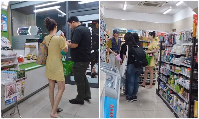 Sau chương trình, HyunA cập nhật loạt ảnh gợi cảm trên sân khấu và không quên gửi lời cảm ơn đến fan Việt Nam. Đồng thời, cô cũng tranh thủ cùng ê-kíp tới cửa hàng tiện lợi mua đồ - ẢNH: CHỤP MÀN HÌNH FANPAGE HYUNA VIETNAM