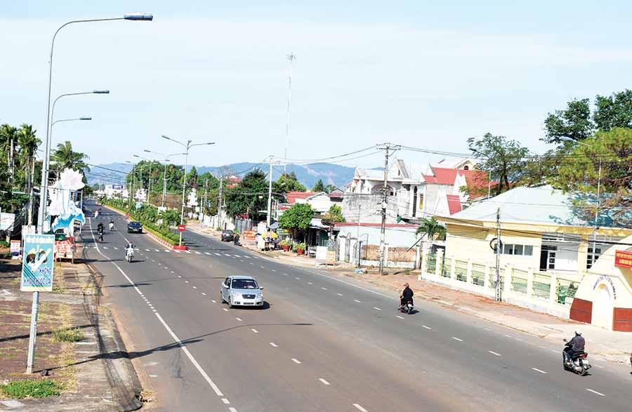 Một góc trung tâm huyện Ia Grai. Một góc trung tâm huyện Ia Grai.