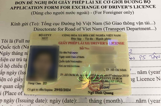 Từ ngày 1.6.2020, sẽ cấp giấy phép lái xe có mã hai chiều (QR)