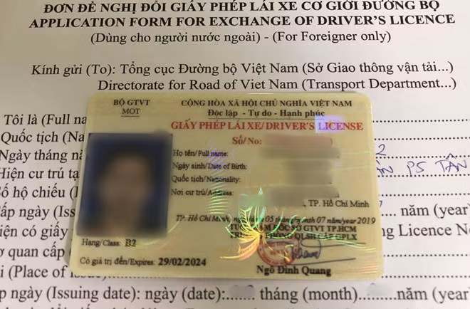 Từ ngày 1.6.2020, sẽ cấp giấy phép lái xe có mã hai chiều (QR)
