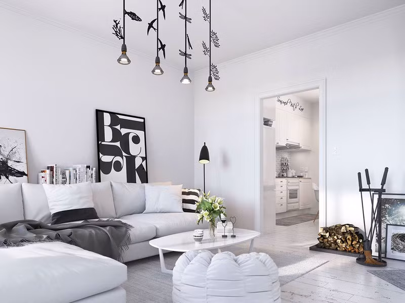  Kết quả là anh chị đã có một căn hộ như ý, mang tính thẩm mỹ cao.