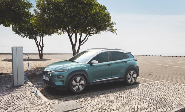  Xe điện Kona Electric của Tập đoàn sản xuất ôtô Hyundai. (Nguồn: J&T Autolease)