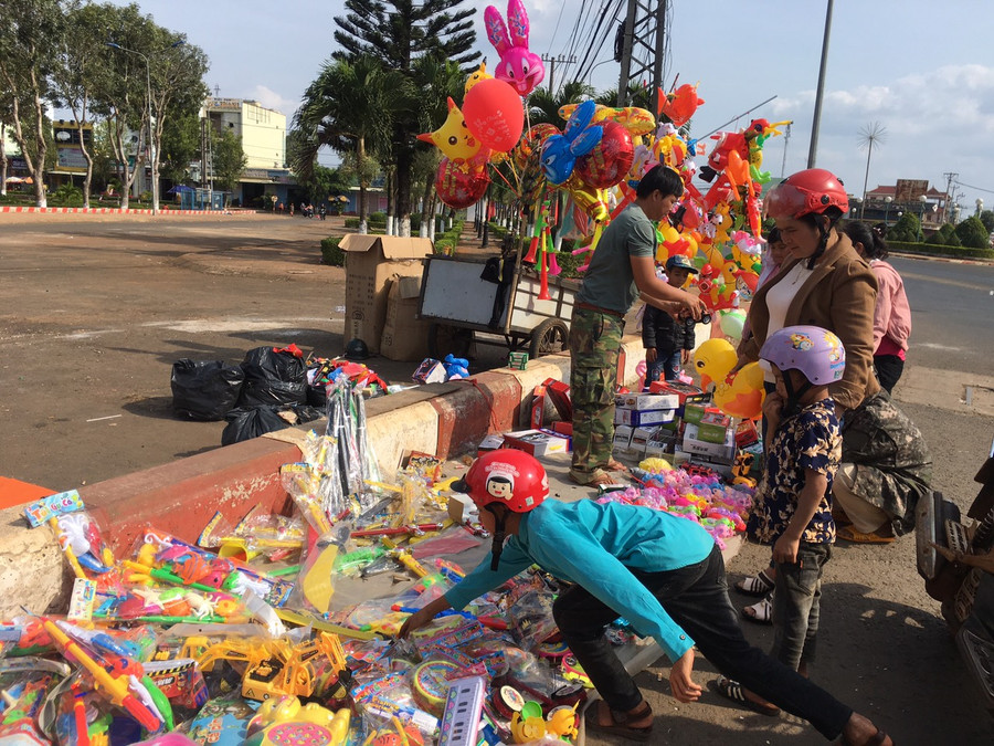 Không khí vui xuân tại huyện Chư Sê. Ảnh: Quang Tấn Không khí vui xuân tại huyện Chư Sê. Ảnh: Quang Tấn
