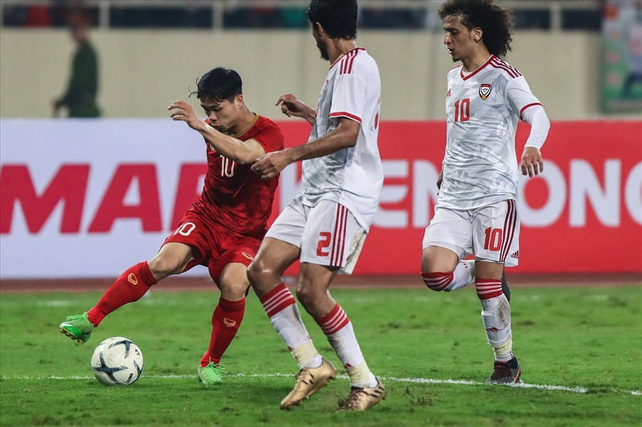 Từ chỗ là cầu thủ trụ cột, Công Phượng ít được sử dụng tại vòng loại World Cup 2022. Ảnh: Sơn Tùng