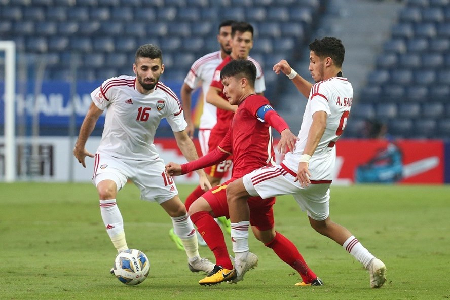 Quang Hải và các đồng đội chạm trán U23 Triều Tiên ở lượt trận cuối giải U23 Châu Á 2020. Ảnh: L.T Quang Hải và các đồng đội chạm trán U23 Triều Tiên ở lượt trận cuối giải U23 Châu Á 2020. Ảnh: L.T