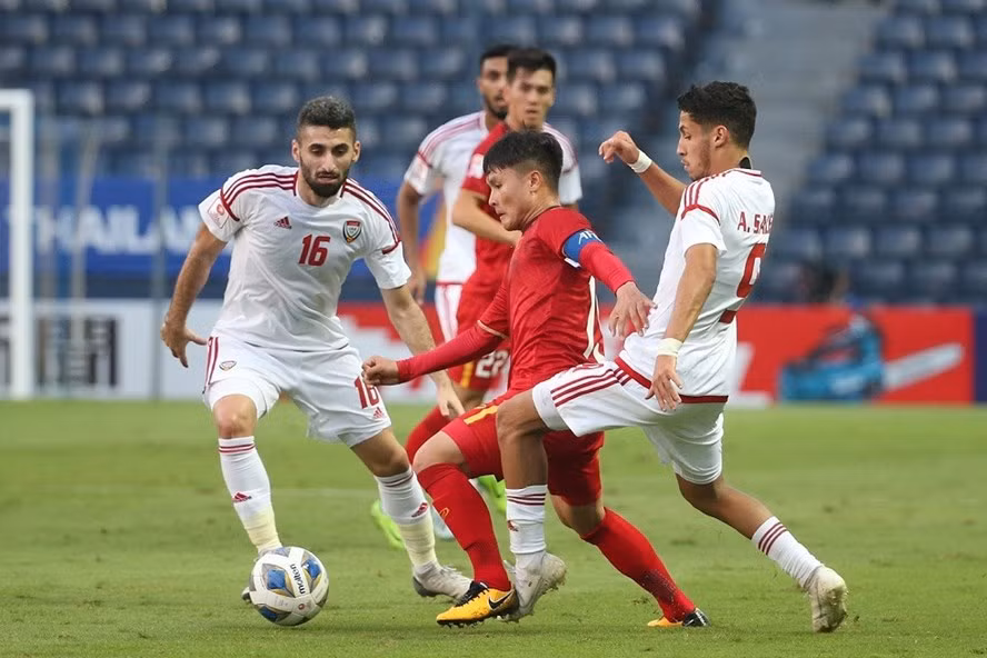 Quang Hải và các đồng đội chạm trán U23 Triều Tiên ở lượt trận cuối giải U23 Châu Á 2020. Ảnh: L.T