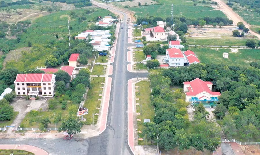 Một góc trung tâm huyện Ia Pa.