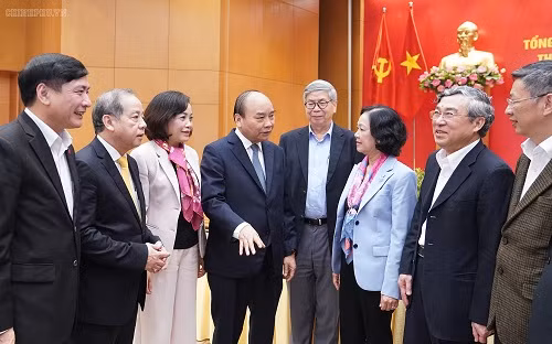 Thủ tướng cùng các đại biểu dự Hội nghị. Ảnh: VGP/Quang Hiếu