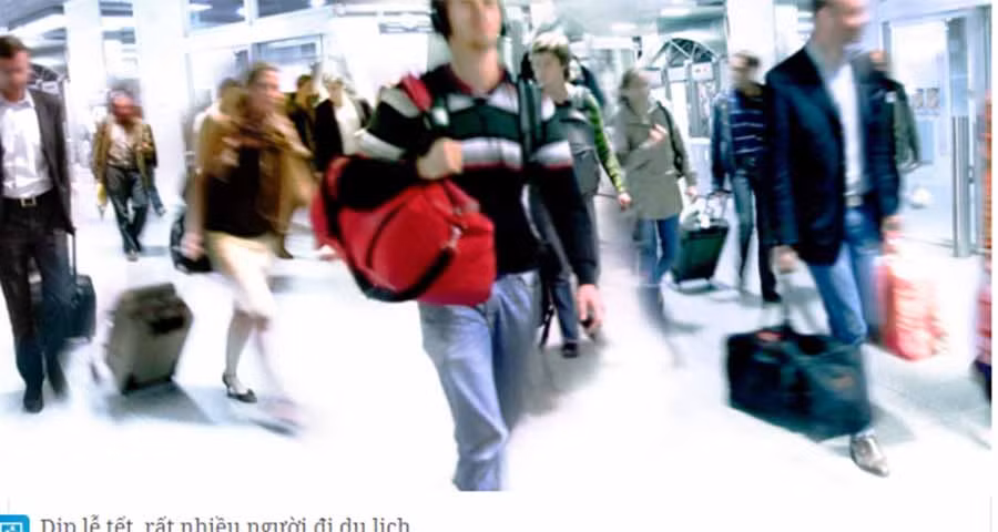Dịp lễ tết, rất nhiều người đi du lịch - Ảnh: Shutterstock