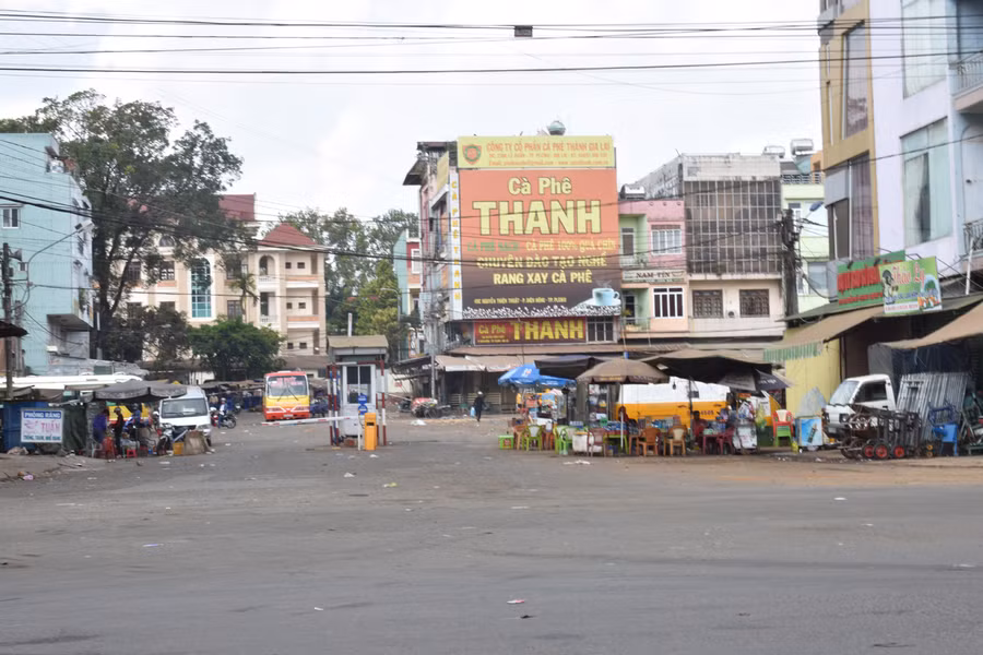 Đường Trần Phú (TP. Pleiku). Ảnh: Duy Lê