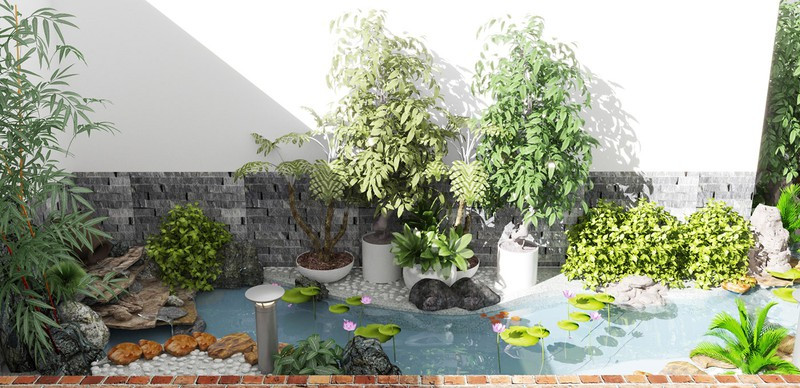  Nếu may mắn sở hữu một khu đất thoáng đãng thì còn chần chừ gì nữa mà bạn không bắt tay thiết kế một góc vườn cho riêng mình.