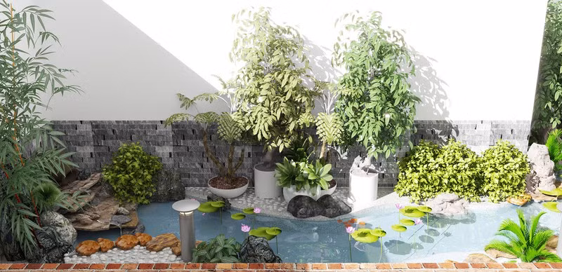  Nếu may mắn sở hữu một khu đất thoáng đãng thì còn chần chừ gì nữa mà bạn không bắt tay thiết kế một góc vườn cho riêng mình.