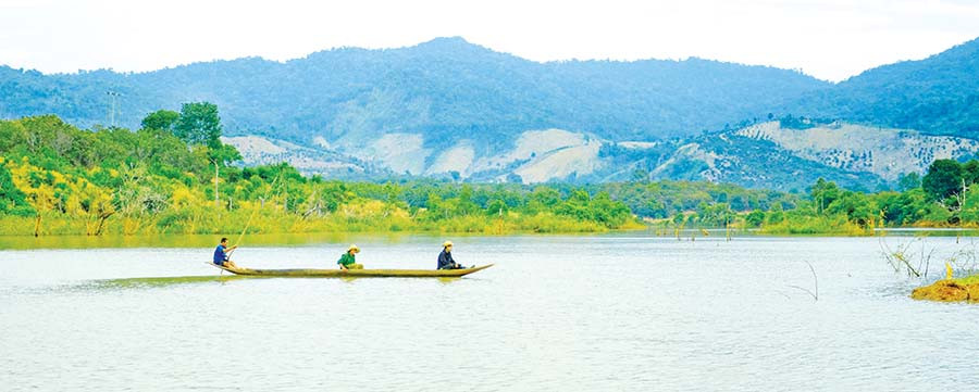 Sông Pô Cô-đoạn chảy qua địa phận huyện Ia Grai. Ảnh: PHƯƠNG LINH Sông Pô Cô-đoạn chảy qua địa phận huyện Ia Grai. Ảnh: PHƯƠNG LINH