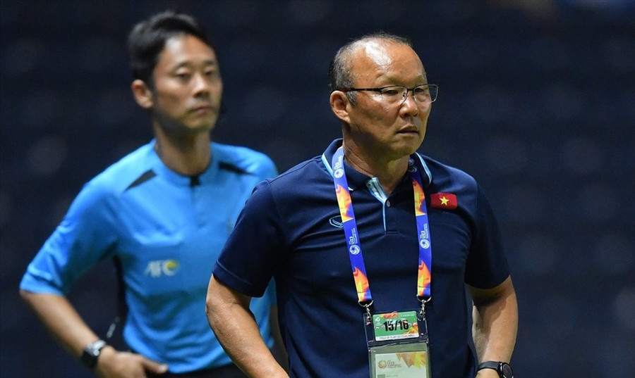 Thầy Park cùng U23 Việt Nam không còn quyết định vé đi tiếp. Ảnh: AFC Thầy Park cùng U23 Việt Nam không còn quyết định vé đi tiếp. Ảnh: AFC