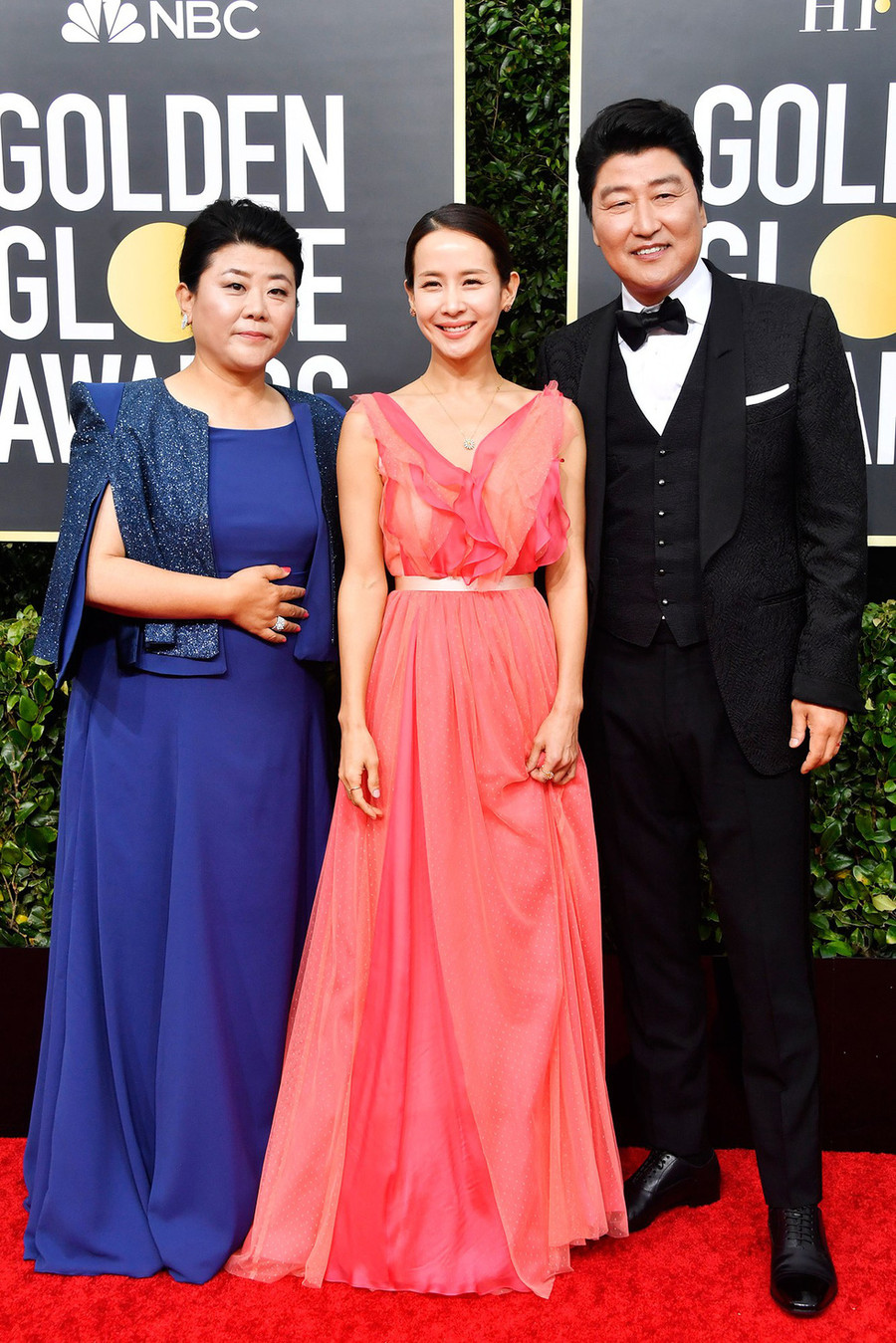  Dàn sao của Parasite: Lee Jeong Eun, Cho Yeo Jeong và Song Kang Ho - Ảnh: Vanity Fair