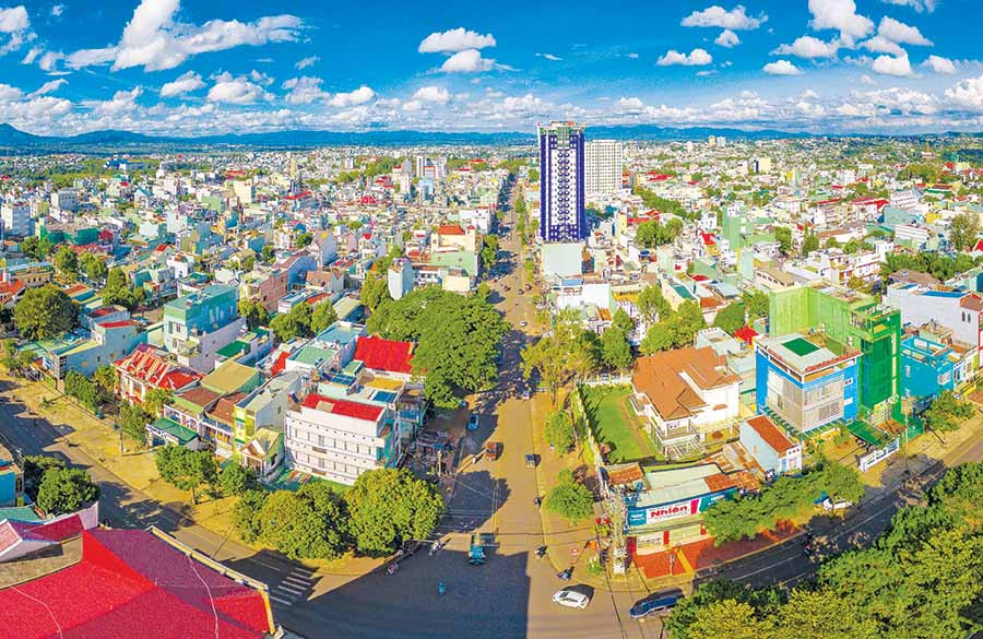 Một góc đô thị Pleiku. Ảnh: PHAN NGUYÊN  Một góc đô thị Pleiku. Ảnh: PHAN NGUYÊN
