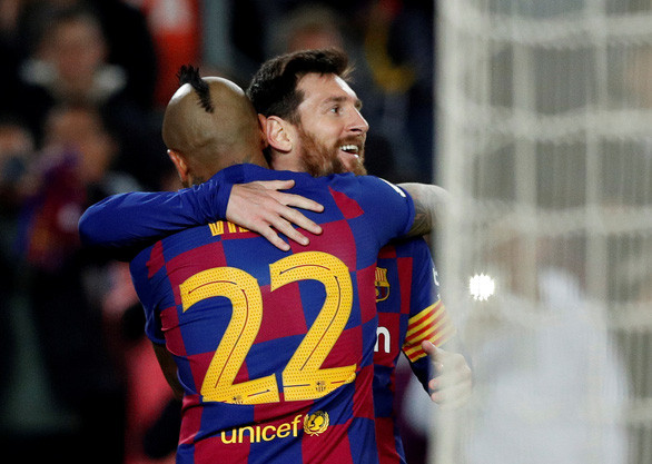 Messi có một trận đấu xuất sắc - Ảnh: REUTERS