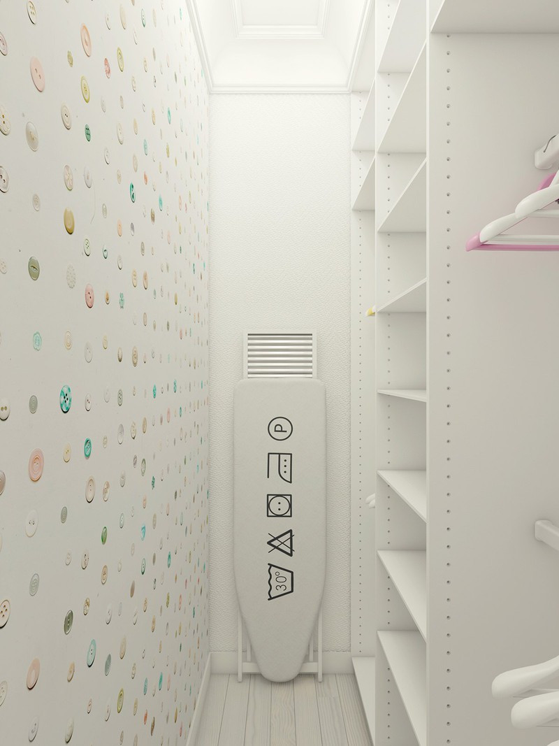 Những chiếc nút đầy màu sắc khiến chiếc tủ quần áo trở nên thật phong cách. Những chiếc nút đầy màu sắc khiến chiếc tủ quần áo trở nên thật phong cách.