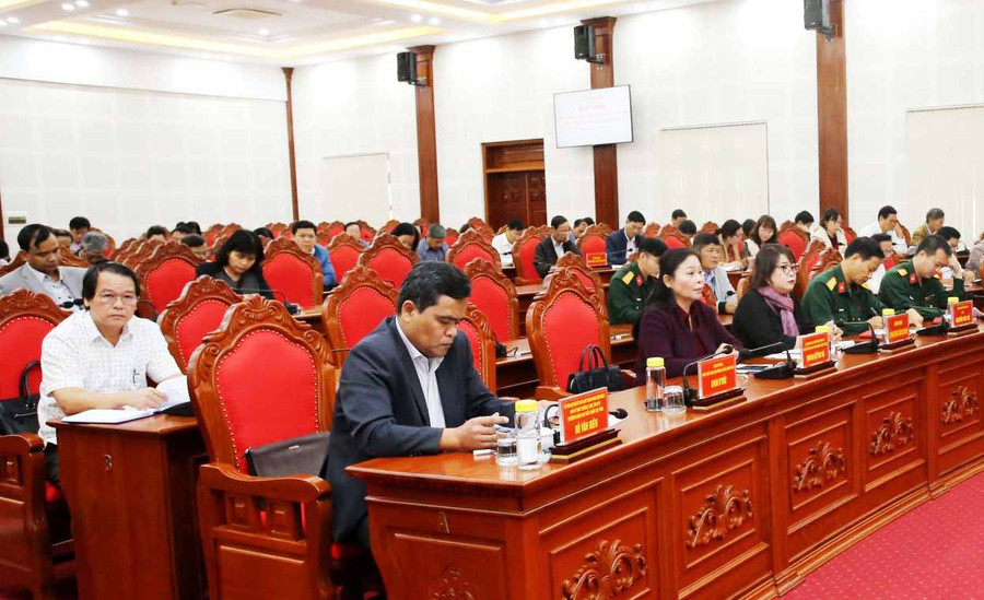 Các đại biểu tham dự hội nghị tổng kết công tác dân vận năm 2019. Ảnh: Minh Nguyễn