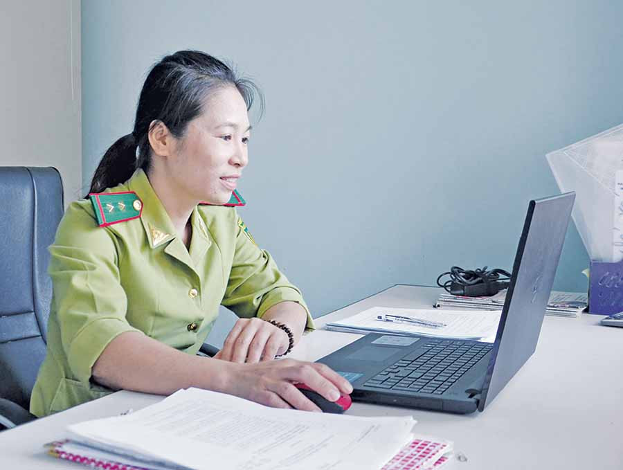 Chị Phạm Thị Thu Hiền. Ảnh: K.N Chị Phạm Thị Thu Hiền. Ảnh: K.N