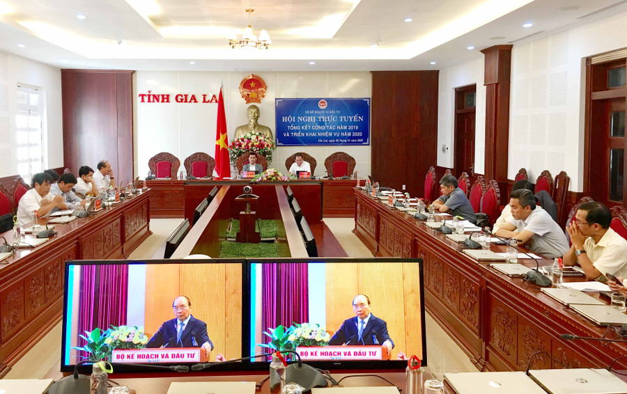 Thủ tướng Chính Phủ Nguyễn Xuân Phúc phát biểu chỉ đạo tại Hội nghị: Ảnh: Hà Duy