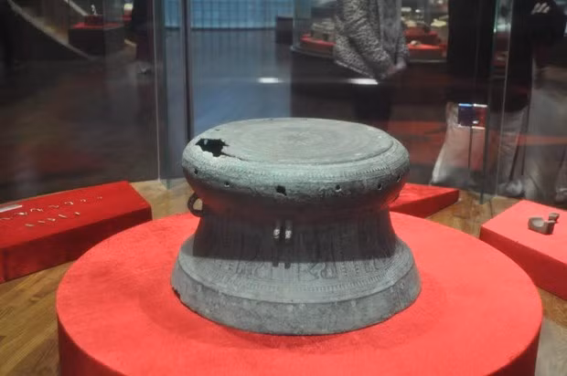  Trống đồng Quảng Chính. (Nguồn: baotangquangninh)