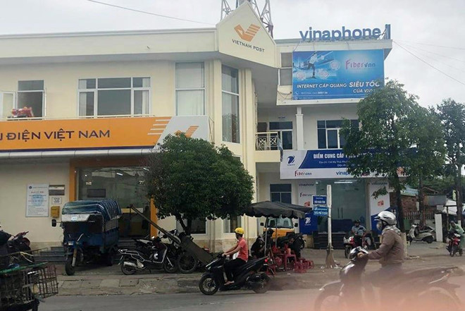  Bưu điện thị xã Điện Bàn, nơi bà Anh và bà Diễm công tác - ẢNH: Đ.HUY