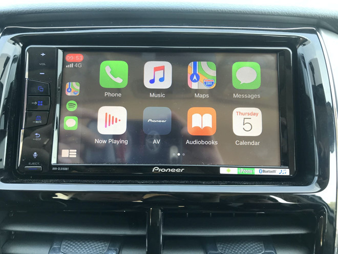  Hệ thống kết nối Apple Car Play nay cũng có mặt trên các phiên bản thấp cấp