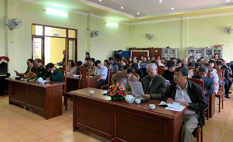  Quang cảnh hội nghị tổng kết hoạt động văn học nghệ thuật năm 2019. Ảnh: P.L